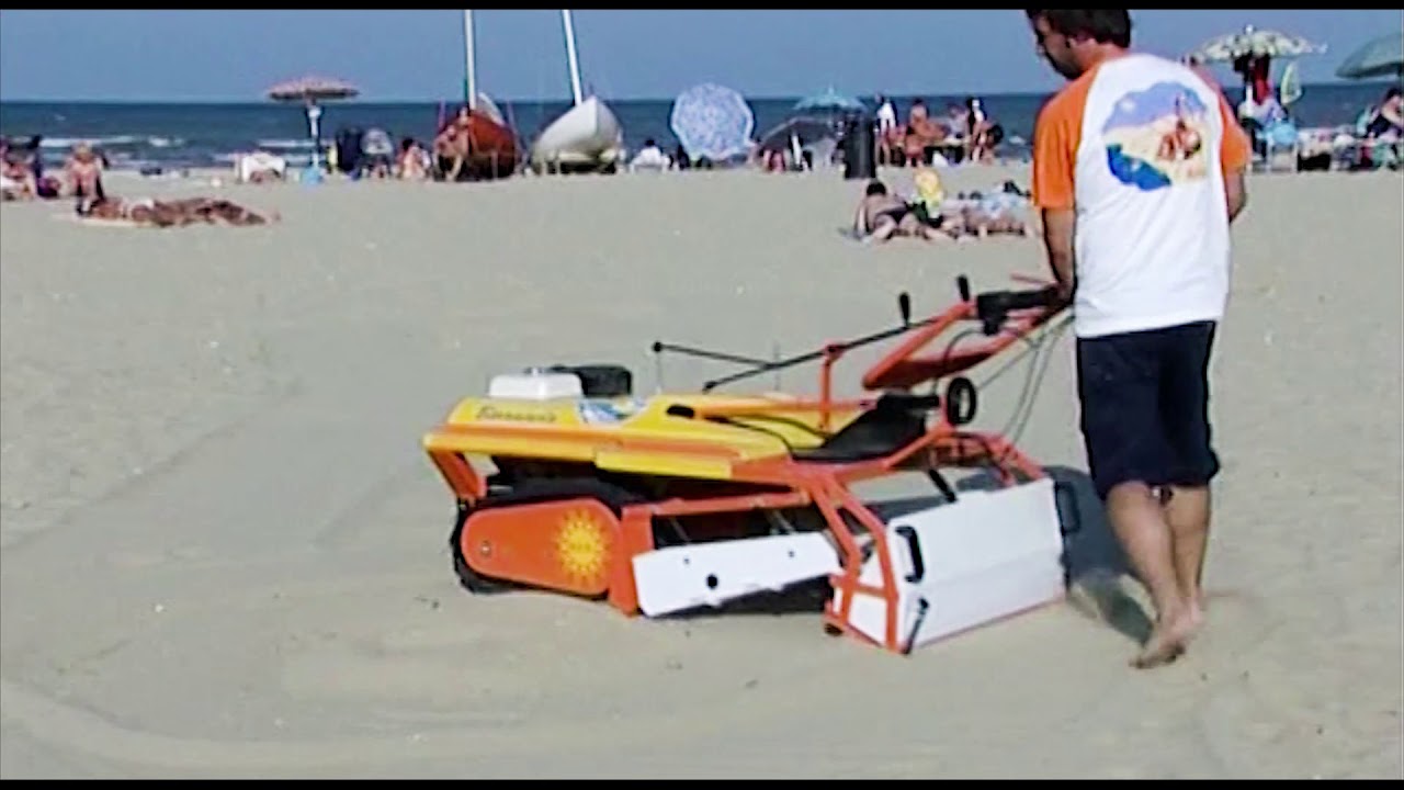 Puliscispiaggia Mod. Barracuda PFG Beach Cleaning Machine YouTube
