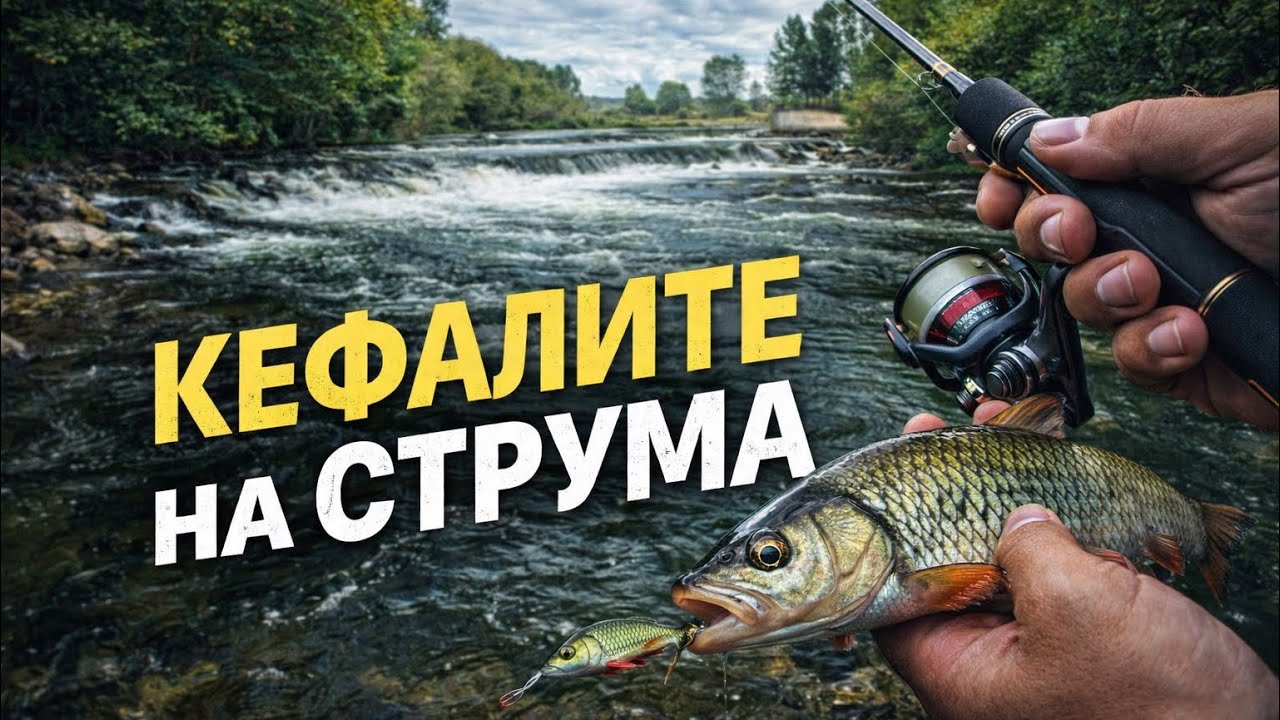 За кефали на река Струма 