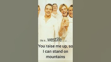 Thumbnail of Westlife - You raise me up (lyrics) #westlife #youraisemeup #shanefilan #nicky #mike #brian