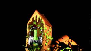 Motion graphics for 3D projection in Trakai castle Pure Future 2010