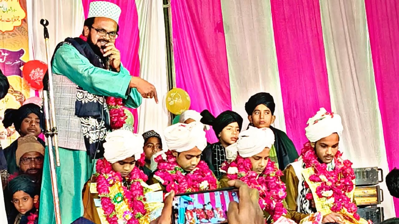 Jashne dastaar hifzul kuraan kasba aant sitapur uttar Pradesh 