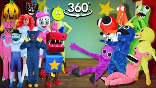 VR 360° NEW Rainbow Friends x NEW Poppy Playtime In Real Life  Friday Night Funkin' Remake Ver