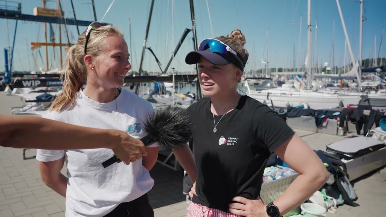 ⁣Marla BERGMANN and Hanna WILLE Pre-Race Interview