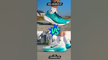 Comparison of MAX cushioned shoes! #nikerunning  #asicsrunning