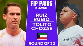 ROUND OF 32 | Ruiz & Rubio VS Tolito Aguirre & Chozas | KUWAIT | FIP WORLD CUP PAIRS