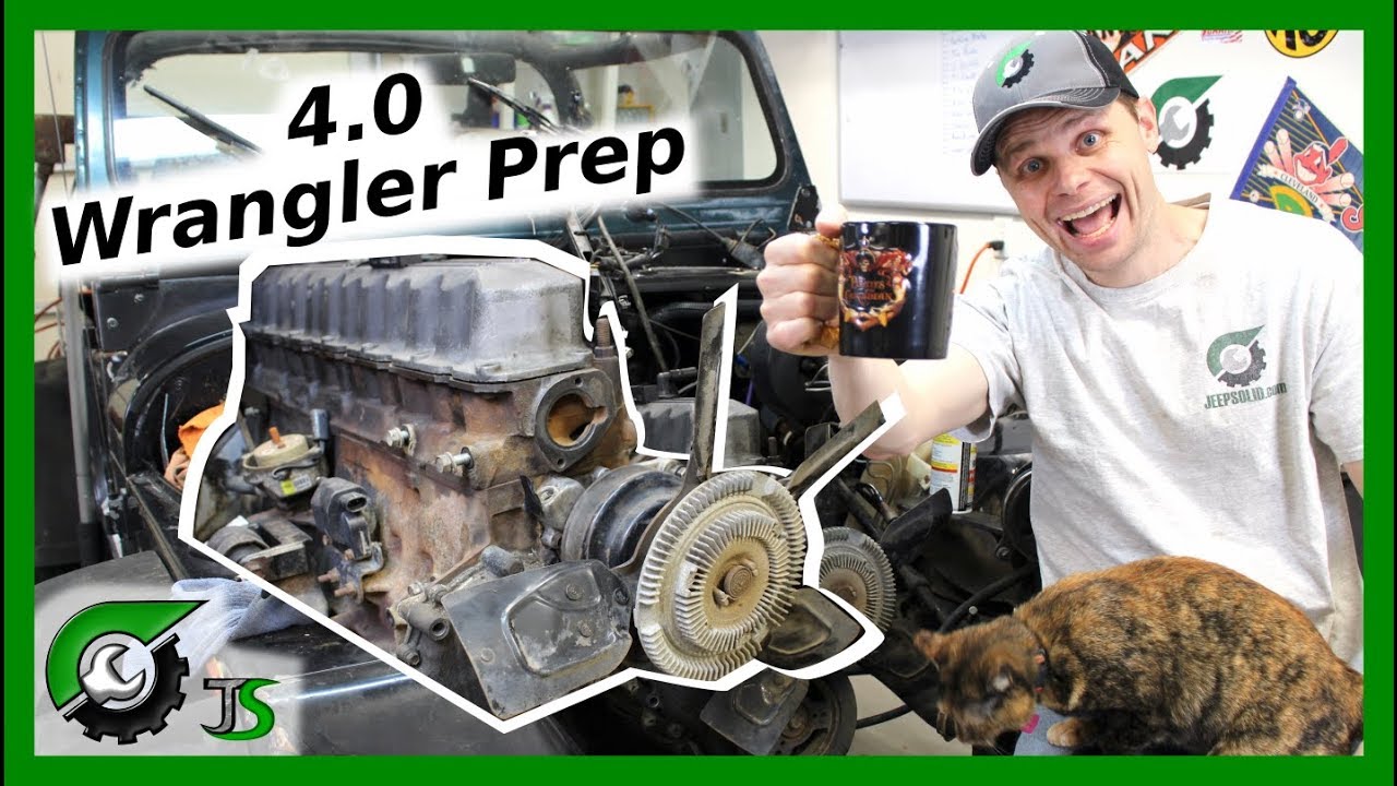 Wrangler YJ Starter Removal and Engine Prep. - YouTube