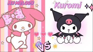 Sanrio Popularity Battle| Kuromi VS  My Melody| Who's Your King of Popularity|Make Your Pick