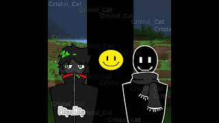 NOT A SHIP- I was kinda lazy lol #mincraft #mincraftarg #mincraftanimation #creepy #meme #verity #xd