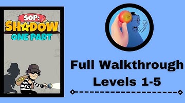 SOP:Shadow One Part Game | All Levels Walkthrough | Levels 1-5 | New Android,iOS Mobile Game