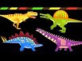 Dino Dana: T-Rex, Triceratops & Spinosaurus - Stegosaurus - Brachiosaurus | DCTE VN