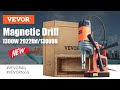 Vevor magnetic drill 1300w 2922lbf13000n portable mag drill press 810rpm
