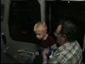 4 year old Kyle pulls horn on real train