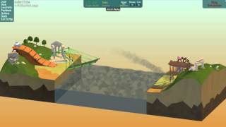 Poly Bridge: 4-6 20m Fork Jump