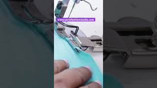 #shorts Sewing a curved seam with hemmer