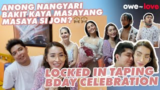 BIRTHDAY KO PERO BAT SIYA YUNG PINAKAMASAYA (B-DAY CELEBRATION SA LOCK IN TAPING) | JELAI ANDRES