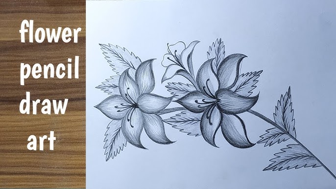 Como Desenhar Flores em 10 MINUTOS! (4 passos FÁCEIS)