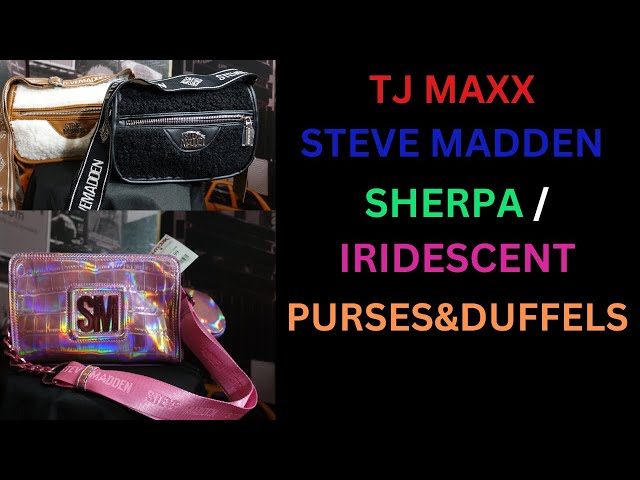 TJMAXX STEVE MADDEN, Sherpa And Iridescent, Purses