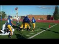 St. Scholastica punt block, return for TD