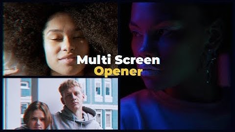 Multi Screen Opener AFTER EFFECTS Template 32273782