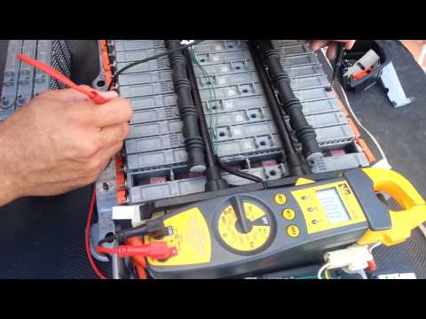 Testing a Prius Hybrid Battery