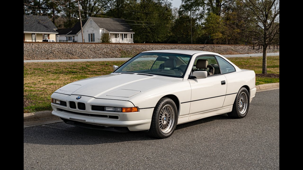 Cold Start & Driving 1991 BMW 850i - YouTube