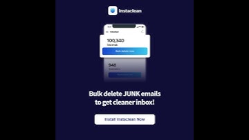 Kick out all UNWANTED emails out of your inbox with Instaclean!