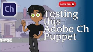 Testing My new Adobe Character Animator Puppet