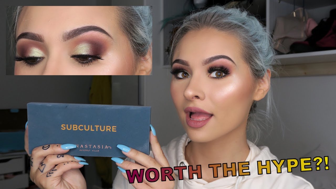 SUBCULTURE PALETTE TUTORIAL REVIEW Talia Mar YouTube