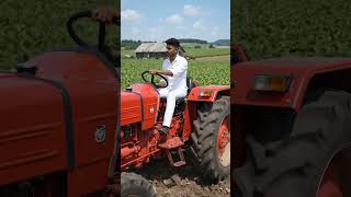 Farmer riding tractor in his farm|Jaat status #raju punjabi song