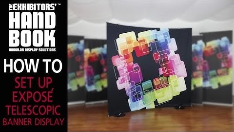 Exposé Telescopic Banner Display Set Up - GLM Displays
