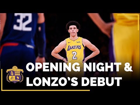 Lakers Opening Night And Lonzo Ball's Rookie Debut