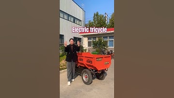 Electric 3-wheeler 🛒/self unloading electric Trolley/ Automatic Trolley/ #for multiple use #trending