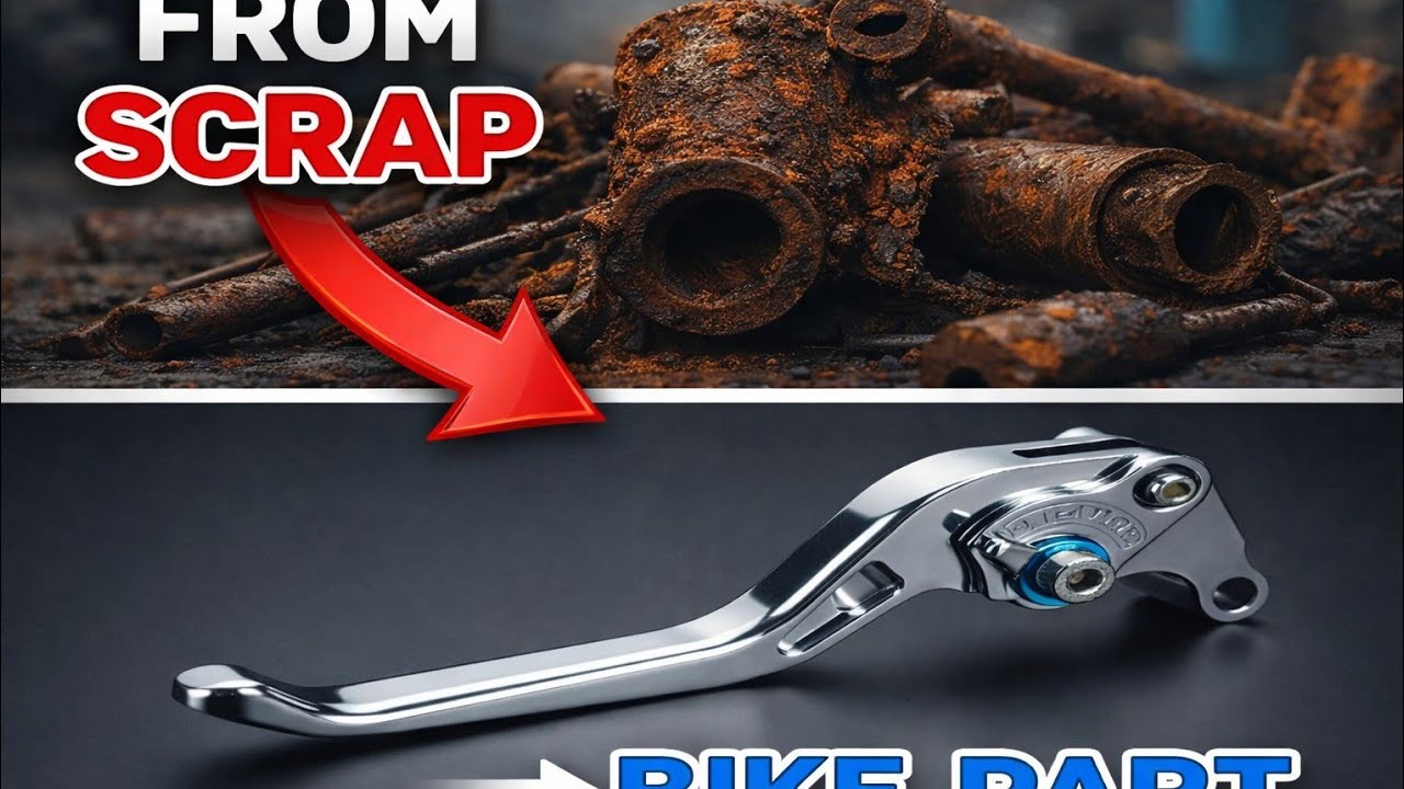 From Scrap Metal to Bike Kickstart Part | Full Process