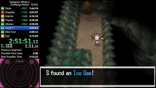 Pokémon White 2 Challenge Mode Speedrun in 3:13:30 [Former World Record]