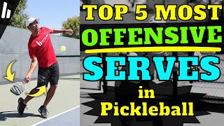 5 (Legal) Serves That Will Tear Your Opponent Apart | Briones Pickleball