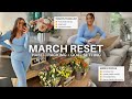 March reset  habit tracking mental health break budgeting  setting march goals  morgan yates