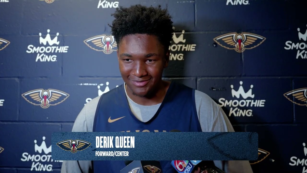 Derik Queen talks recovery process at Back to Basketball Open Practice 2025 | New Orleans Pelicans