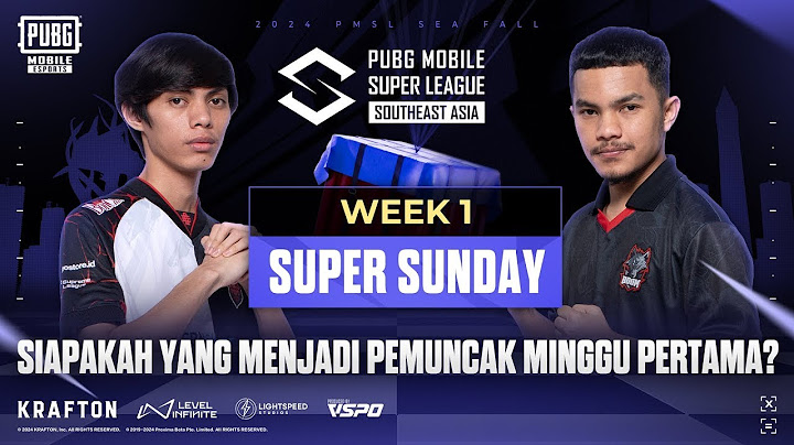 [ID] 2024 PMSL SEA W1D5 | Fall | SUPER SUNDAY | SIAPAKAH PEMUNCAK MINGGU PERTAMA