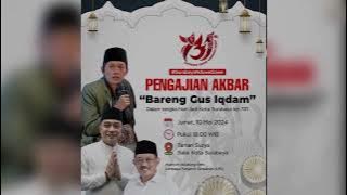 Info persiapan pengajian Gus Iqdam di Balai Kota Surabaya, ayo rek ramaikan acaranya
