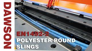 7x Breaking Load Test of DAWSON WLL 8T Polyester Round Sling | Actual Breaking Force 60.2T
