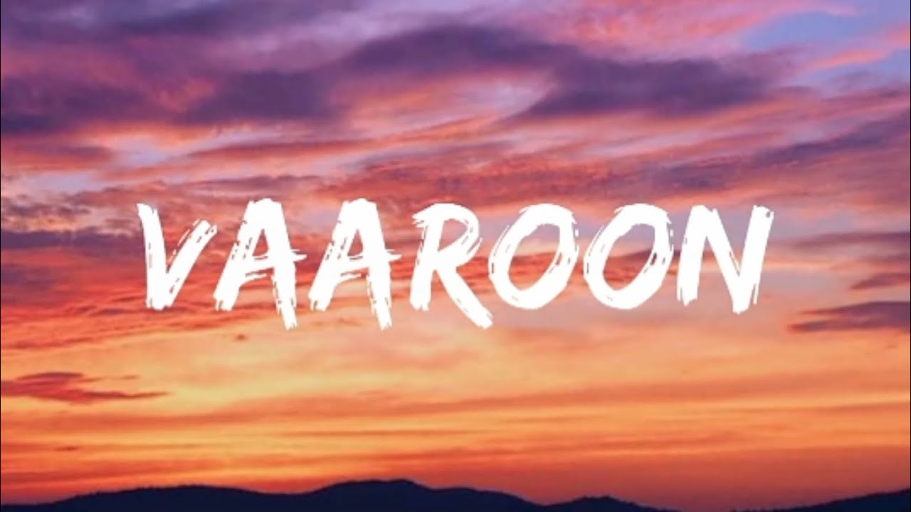 Vaaroon VAAROON SONG NEW ROMANTIC SONG #SAD - YouTube
