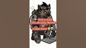 How to Build a Solar Water Heater in a Post-Apocalyptic World #shorts #science