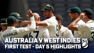 Australia vs West Indies 1st Test - Day Five Match Highlights 04/12/22 | Fox Cricket