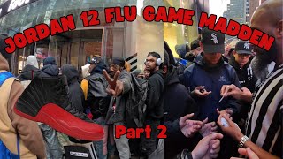 NYC WENT CRAZY FOR THE JORDAN 12 FLU GAME (PART 2)‼️