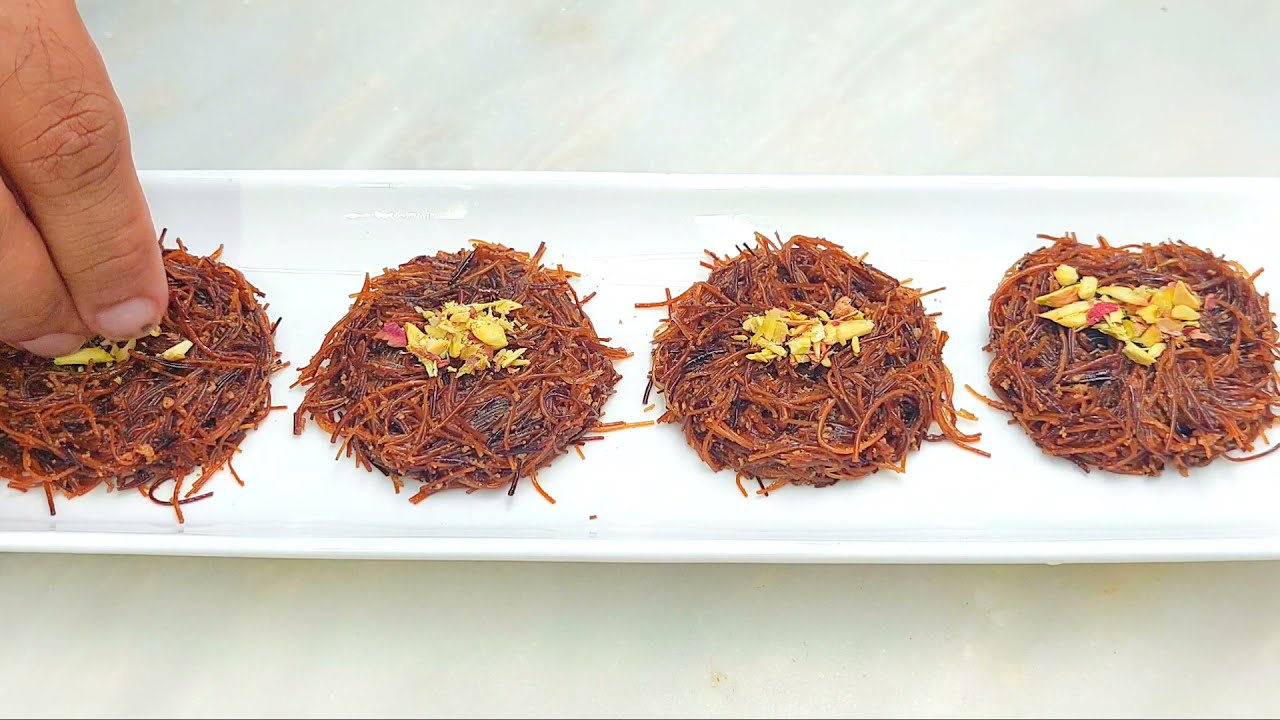 Vermicelli Bites Vermicelli Sweets Vermicelli Recipe 5 Min Desert Recipe by Healthy Meals