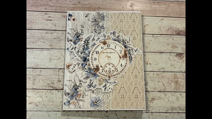 DUSTY BLUE FLORAL FOLIO TUTORIAL   SHELLIE GEIGLE ...