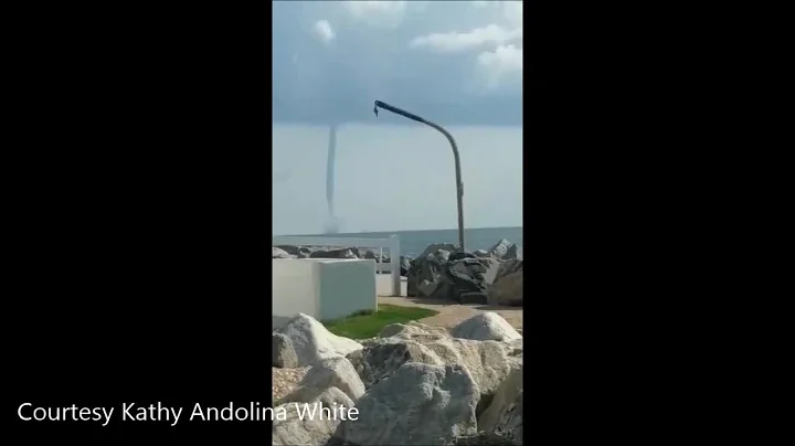 Viewer video: Waterspout spotted from Grandview