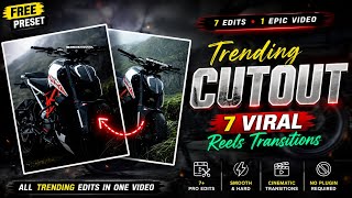 Viral Cutout Reels Transitions 🔥 | Cinematic CapCut Editing Tutorial