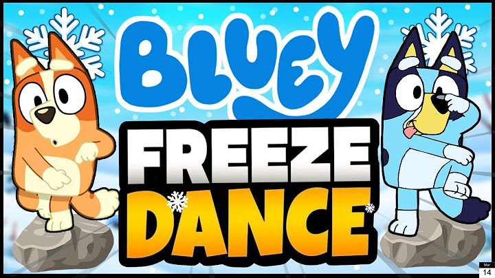 ❄️BLUEY - FREEZE DANCE ❄️ | The Floor is Lava | Summer Brainbreak Activities Party For Kid [20 MINS]