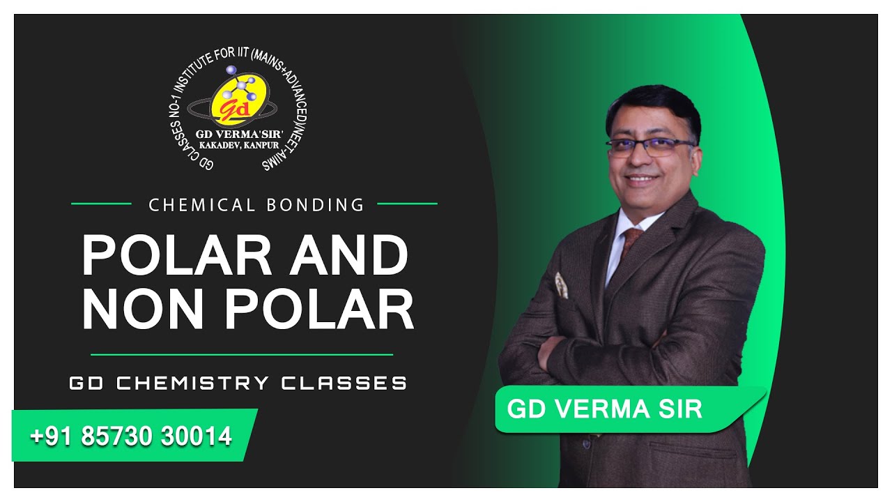 Polar & Non-Polar Molecules | Dipole Moment For IIT-JEE & NEET | GD ...
